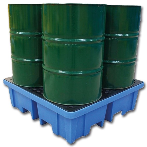 BP4F für 4 x 205 Liter Fässer - Fass-Wanne