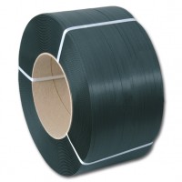 PP-Umreifungsband - 200 mm Kern schwarz Zum Umreifen leichter bis mittelschwerer Pakete, gute Automatengängigkeit