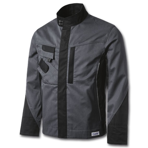 Pionier TOOLS grau/schwarz - Bund-Jacke