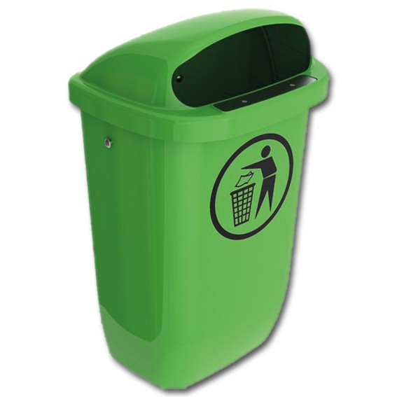 BASKET DIN-PK 50 l grün - Abfallbehälter