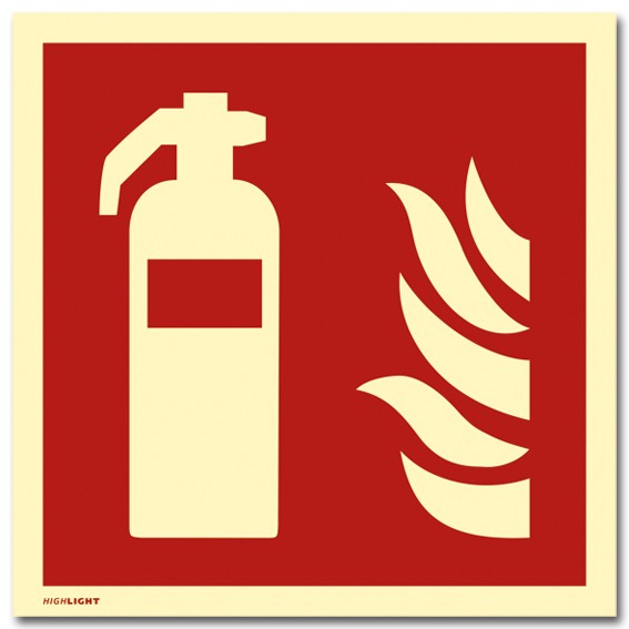 Feuerlöscher ISO 7010 - Kunststoff - Brandschutzzeichen