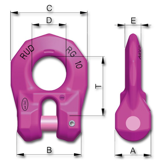 RUD VRG GK 10 VIP - Ringgabel