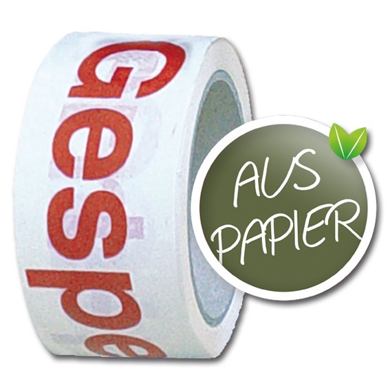 "Gesperrt" - Papierklebeband mit Druck