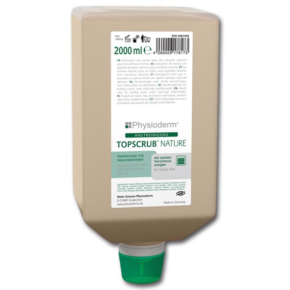 Physioderm TOPSCRUB nature - Handwaschpaste 2 l, Softflasche