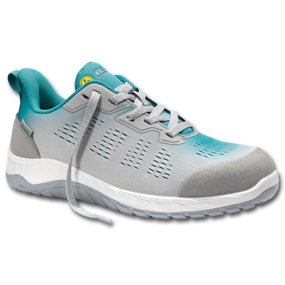 Elten LUANA grey-turquoise Low ESD S1 - Sicherheitsschuhe