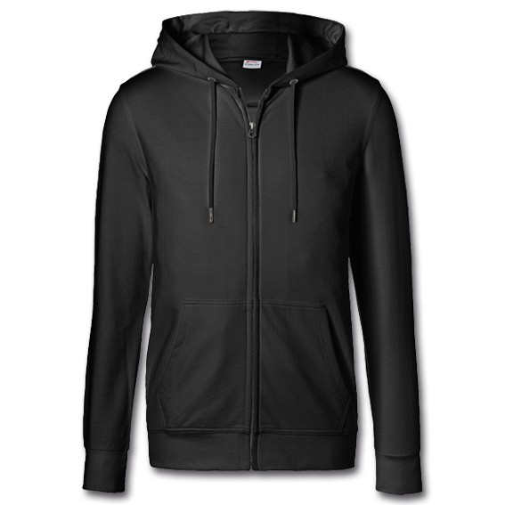 KÜBLER SHIRTS 5022 schwarz - Kapuzen-Sweatjacke