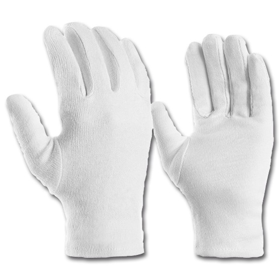 BAUMWOLLE TRIKOT gebleicht - Schutzhandschuhe