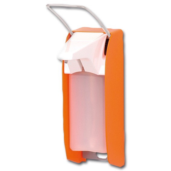 INGO-MAN plus IMP E P/24 - 500 ml - Desinfektionsmittel-, Seifenspender, leuchtorange