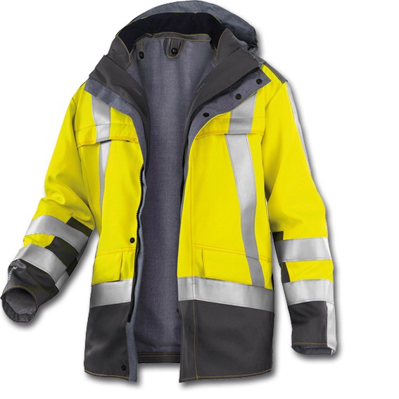 KÜBLER SAFETY X8 PSA 3 1969 warngelb/anthrazit - Parka