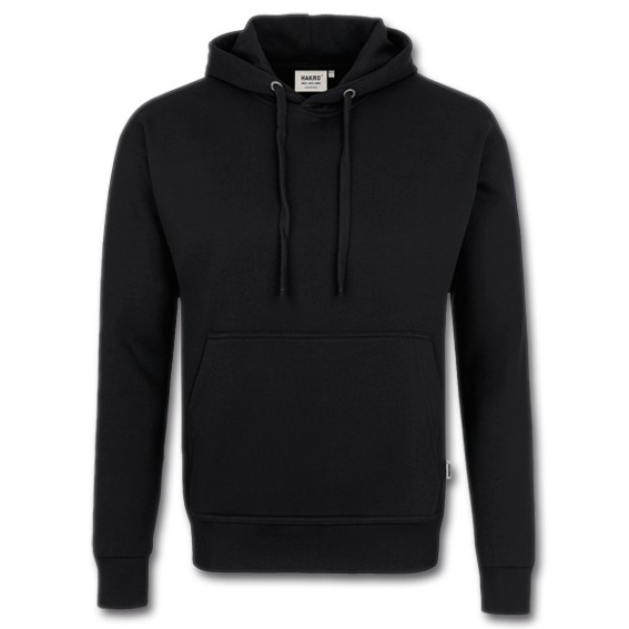 HAKRO 601 PREMIUM schwarz - Kapuzen-Sweatshirt