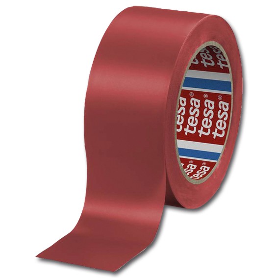 tesa 60760 rot - PVC-Bodenmarkierungsband