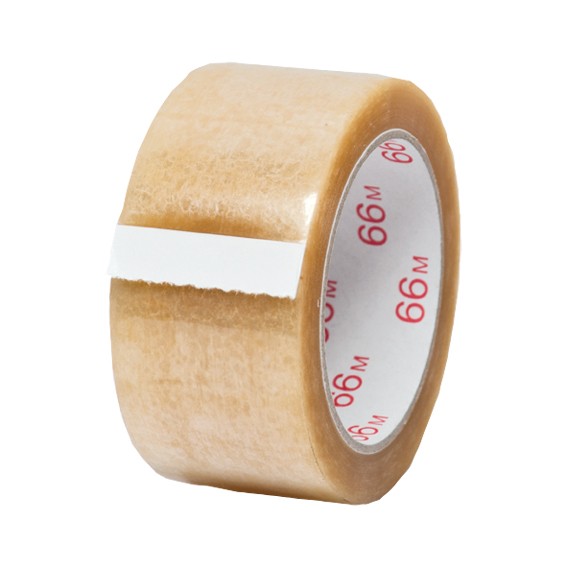 PP-Packband 840 transparent - 66 m Naturkautschuk