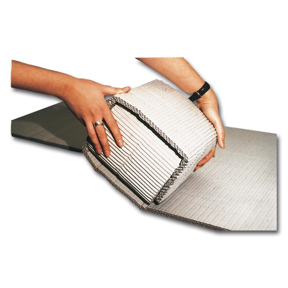 Weichplatte Wellpappe Polster perforiert