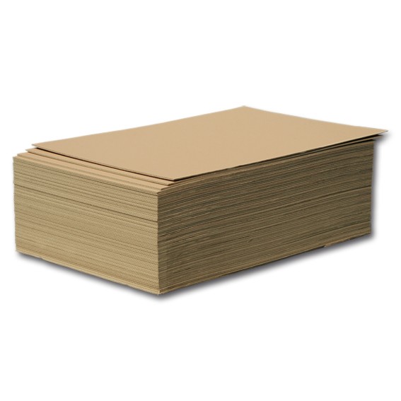 Wellpapp-Zuschnitte gerillt