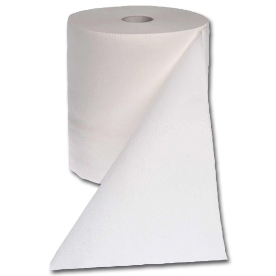 Papierhandtuchrolle - 21 cm x 130 m - 2-lagig - weiß