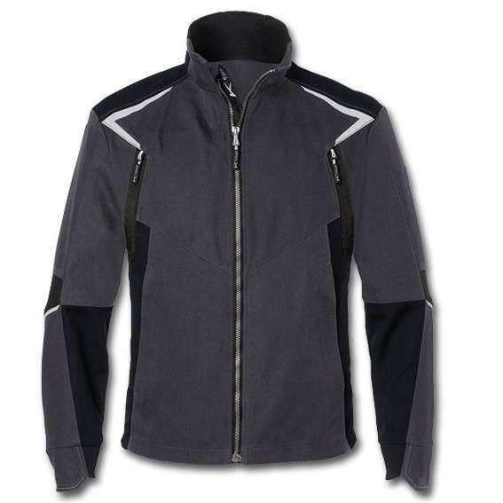 KÜBLER BODYFORCE 1125 anthrazit/schwarz - Jacke