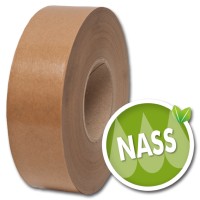 Natron-Nassklebeband Antislip braun 200 m Transportsicherung / Anti-Slip