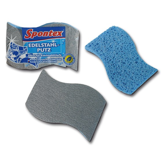 SPONTEX - Edelstahl-Putz