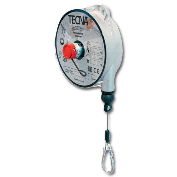 TECNA - Federzug/Balancer -Traglast 2 bis 10 kg, Seilauszugslänge: 2,50m mit Arretierung