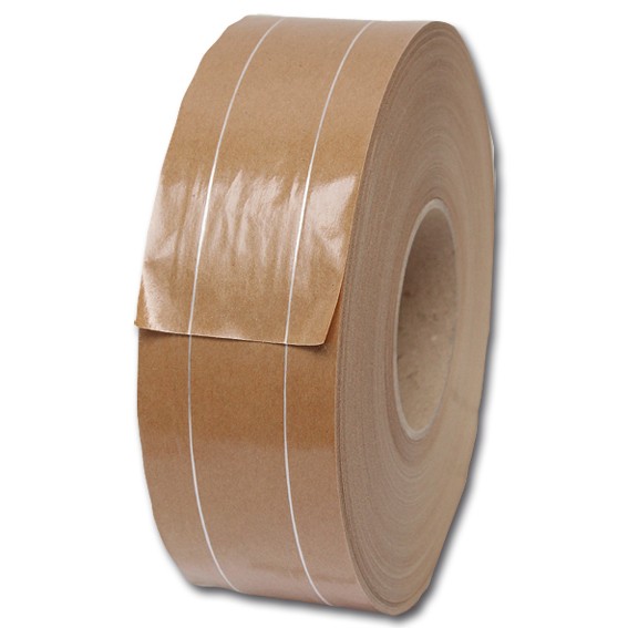 Nassklebeband verstärkt braun 2 Längsfäden 200 m