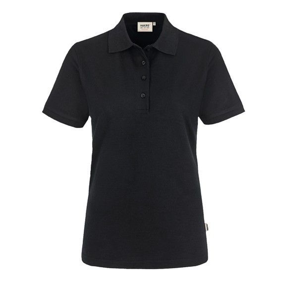 HAKRO 216 TOP WOMEN MIKRALINAR schwarz - Polo-Shirt