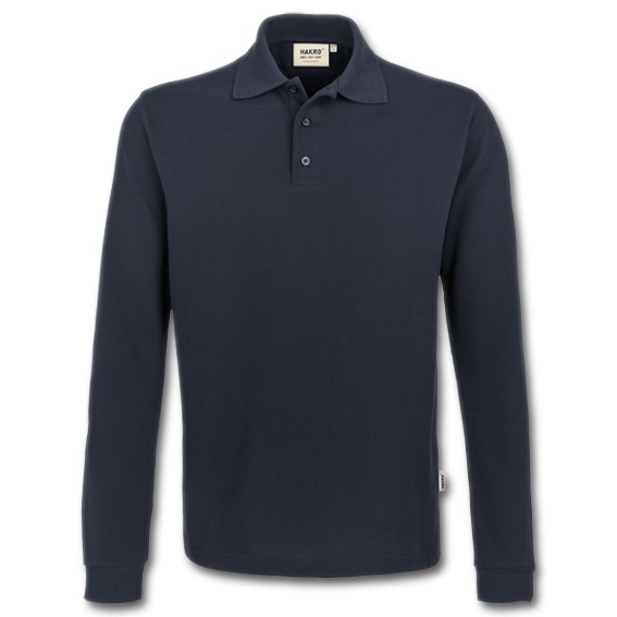 HAKRO 815 PERFORMANCE tinte - Langarmpoloshirt