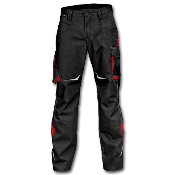 KÜBLER PULSSCHLAG 2424 schwarz/mittelrot - Bundhose