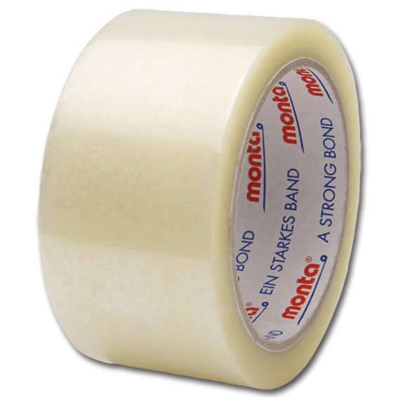 Monta 303 transparent - 66 m Hotmelt - PP-Packband