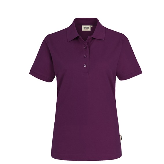 HAKRO 216 TOP WOMEN MIKRALINAR aubergine - Polo-Shirt