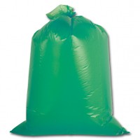 Säcke - 120 l - LDPE - grün Optimal für die Mülltrennung