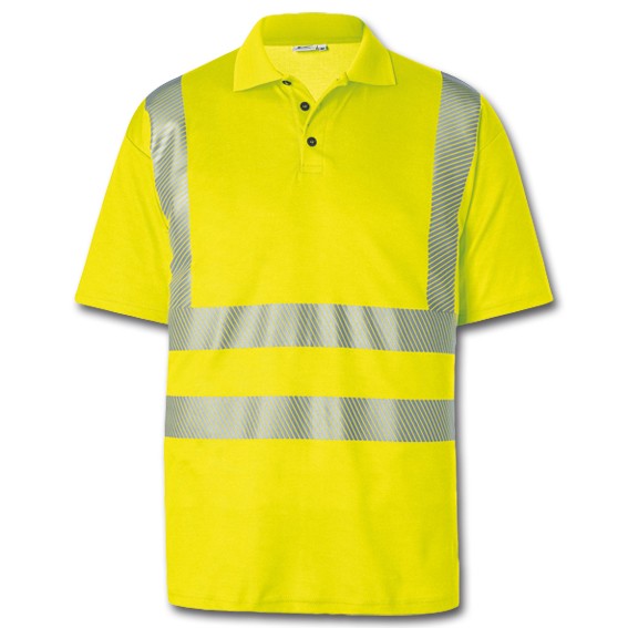 KÜBLER REFLECTIQ PSA 2 5042 warngelb - Polo-Shirt