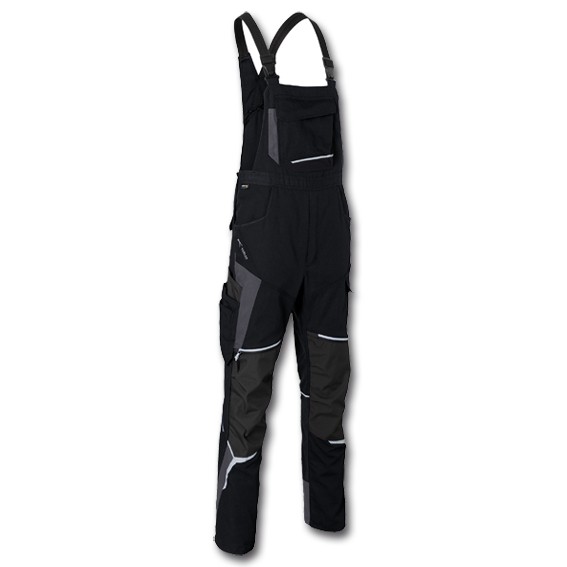 KÜBLER BODYFORCE 3125 schwarz/anthrazit - Latzhose