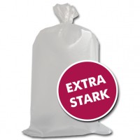 DERBE-Säcke 150 l - LDPE - extra stark - transparent Aus extra starker Folie