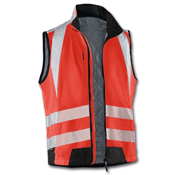 KÜBLER REFLECTIQ PSA 2 7207 warnrot/schwarz - Weste