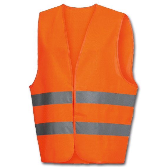 Warnschutz-Weste leuchtorange