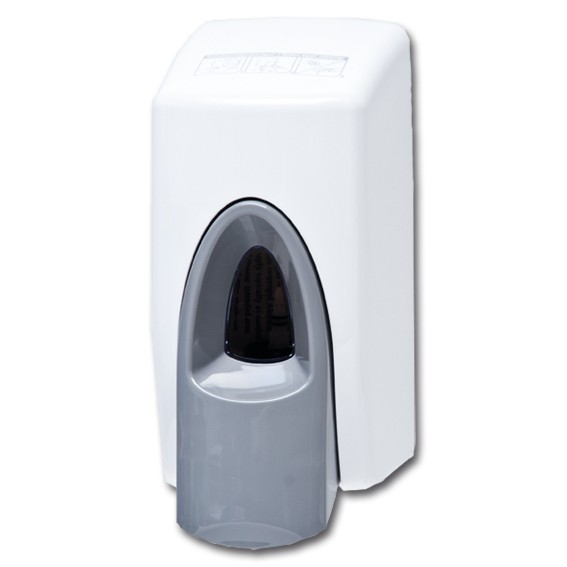 Toilettensitzreiniger-Spender Kunststoff weiß/grau