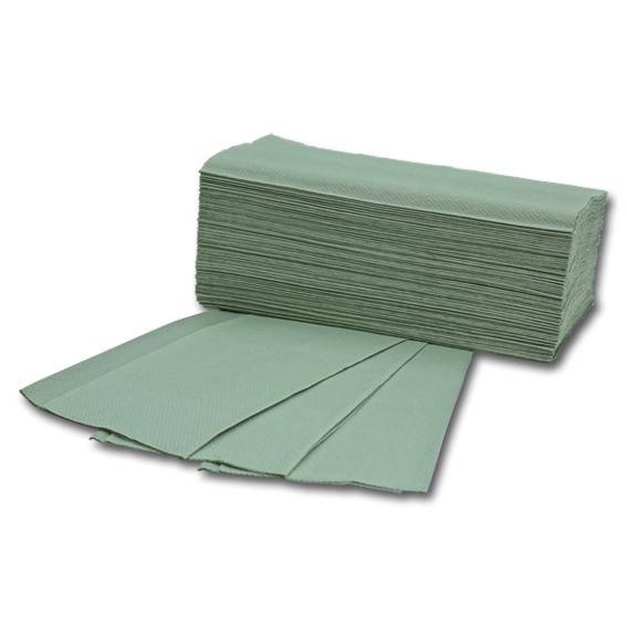 Papierhandtücher - 25 x 23 cm -1-lagig - grün
