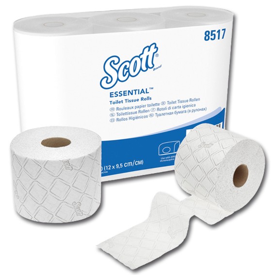 SCOTT 8517 - 2-lagig - Toilettenpapier, weiß