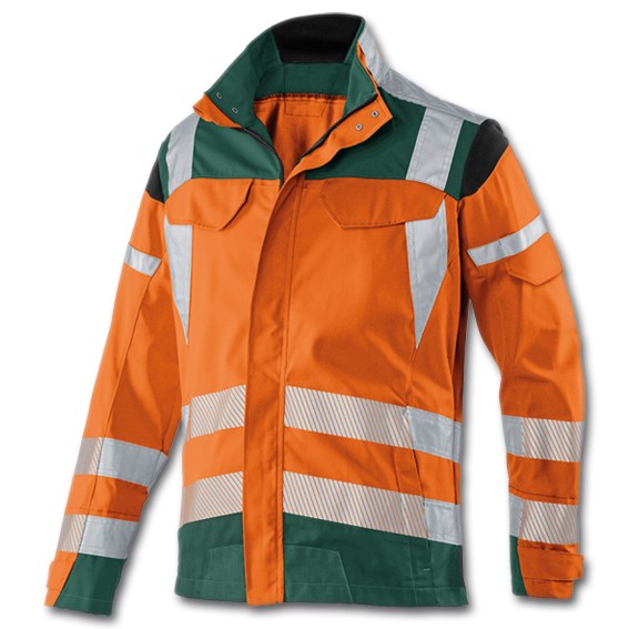 KÜBLER REFLECTIQ PSA 2 1207 warnorange/moosgrün - Jacke