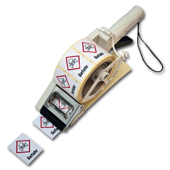 APM PRINT - DZ600 Automatischer Feuerlöscher Etikettenaufkleber  Flaschenaufkleber Etikettiermaschine Etikettiermaschine