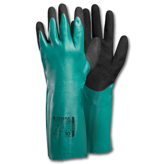 ejendals TEGERA 7361 - Chemikalien-Schutzhandschuhe