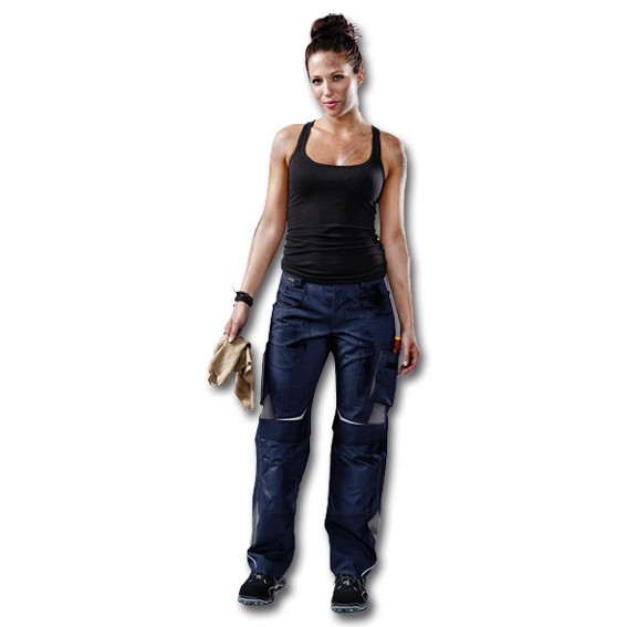 KÜBLER PULSSCHLAG HIGH 2124 dunkelblau/anthrazit - Damenhose