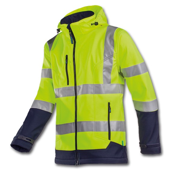 SIOEN FULLER 9933 neon - Warnschutz-Softshelljacke