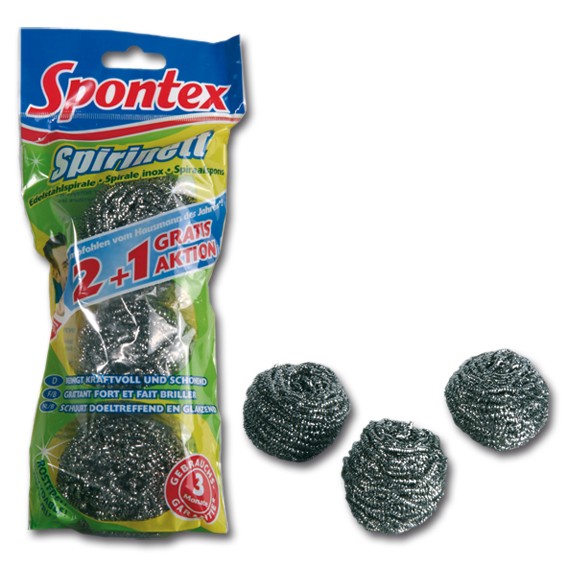 SPONTEX Spirinett - Edelstahltopfreiniger