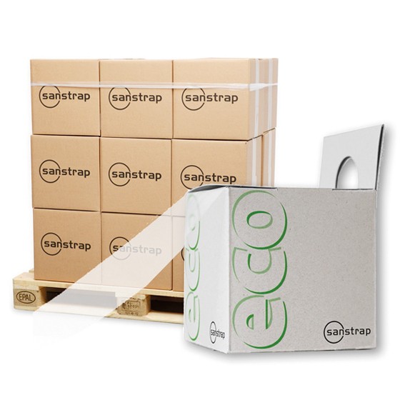 SANSTRAP eco Paletten-Dehnbänder Spenderbox