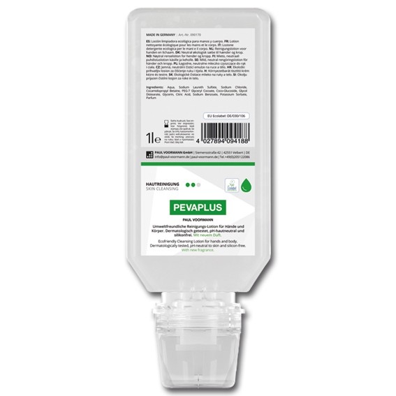 PEVA PLUS - Hautreiniger 1 l, Softflasche