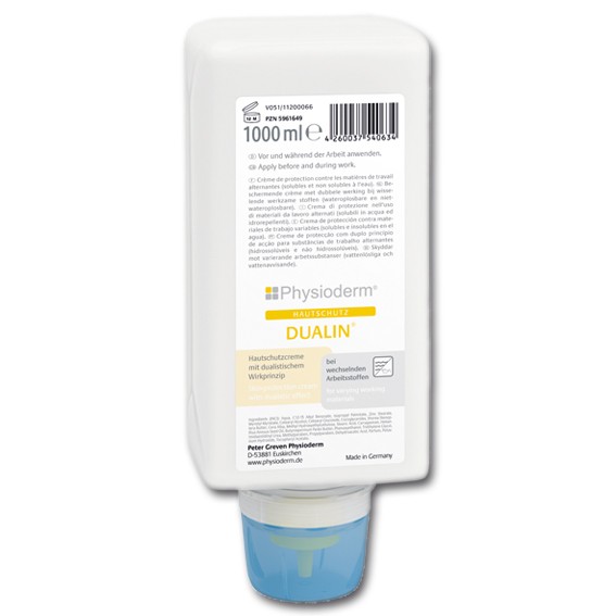 Physioderm DUALIN parfümiert - Hautschutz 1 l, Softflasche