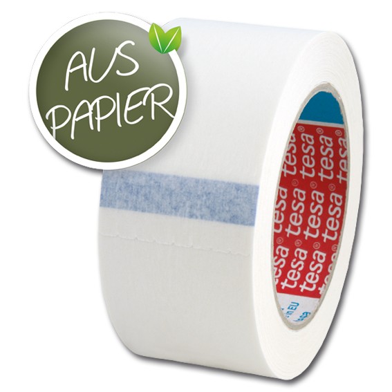 tesa 4313 weiß 50 m - Papier-Packband