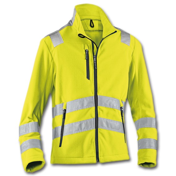 KÜBLER REFLECTIQ Fleecejacke PSA 2 warngelb