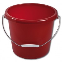 Kunststoffeimer PLUS 10 l rot Kunststoffeimer PLUS 10 l rot